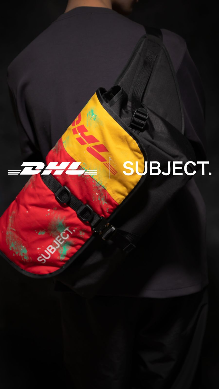 DHL × SUBJECT. メッセンジャーバッグ
